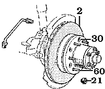 Land Cruiser Disc Brake Rotor Assembly