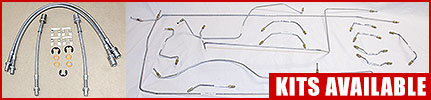 Steel Brake Line Kits are Available for FJ40 and FJ45 Land Cruisers