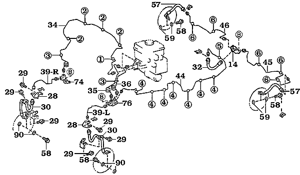 1/98-2007 100 Series Brake Line and Hose