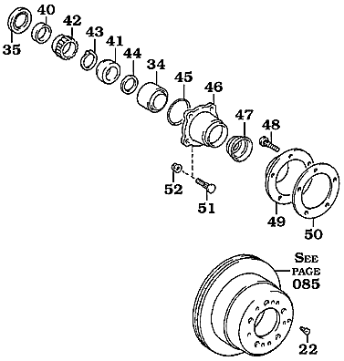 1/98 and Later Land Cruiser Full Floating Axle