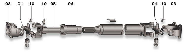 Land Cruiser Drive Shaft Assembly