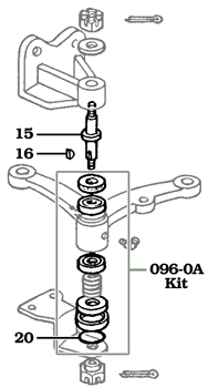 Early FJ40 Land Cruiser Center Arm Assembly