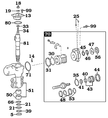 Rebuilt Power Steering Box