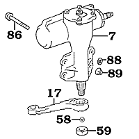 Power Stereing Box Mount and Pitman Arm