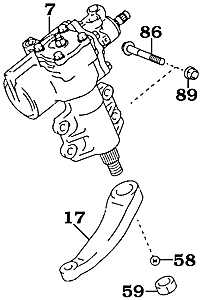 80 Series Power Steering Box Assembly