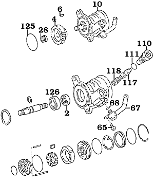 FZJ80 Power Steering Pump Assembly