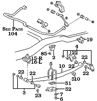 Rear Leaf Spring Assembily