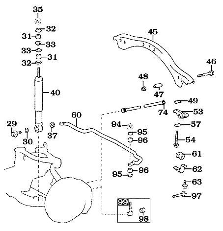 100 Series Land Cruiser Stabilizer Assembly
