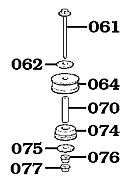 60/62 Series Land Cruiser Body Mount - Position 3