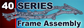 40 Series Land Cruiser Frame Assembly