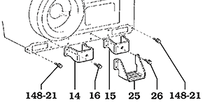 1958-1984 FJ40 and  FJ45 Land Cruiser Rear Bumper Assembly