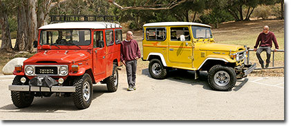 Troopy and LX With the 2 Daves