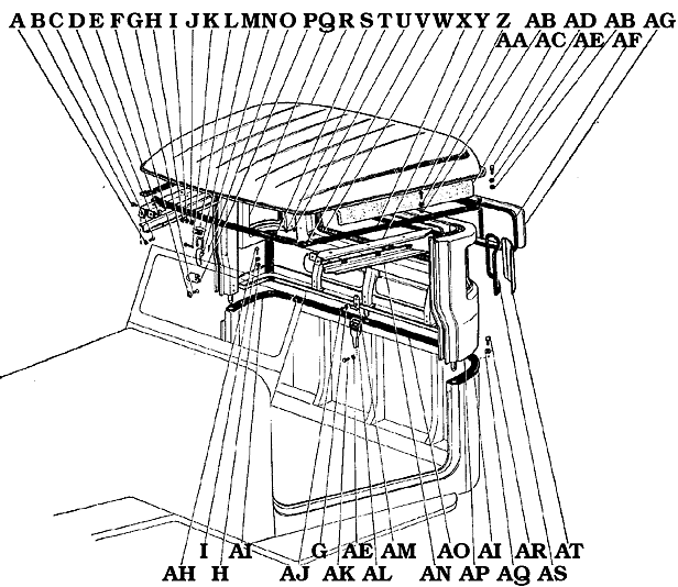 Upper Cab Assembly - Removable Top