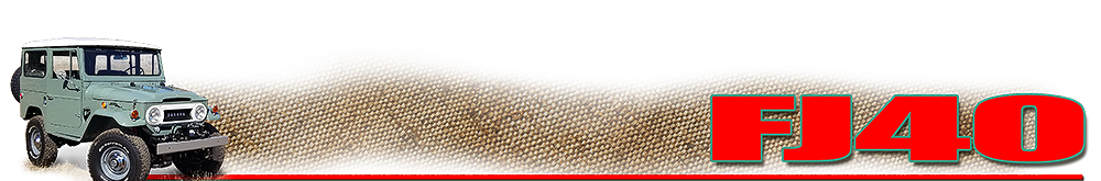 FJ40 & FJ45 Front Body Parts, - 1958-1984 Apron, Fenders and Hood Banner