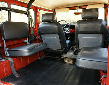 9/72-1978 Bucket Seats - rear view