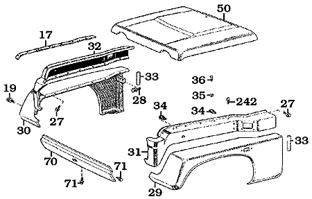 FJ55 Front Body Panels