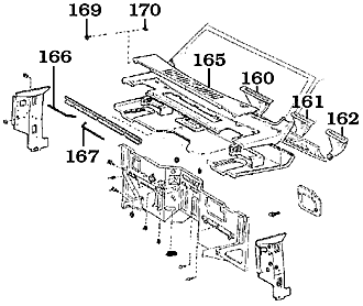 FJ55 Firewall Assembly