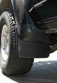 80 Series Front Mud Flap without Running Boards