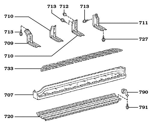 100 Series Land Cruiser Running Boards