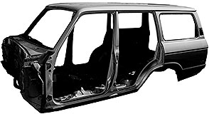 Body Tubs, 
Rear Quarter and Roof Panels 