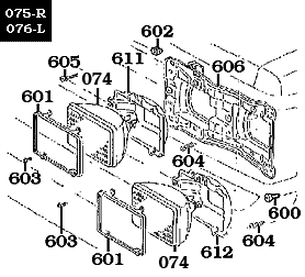 62 Series Headlight Assembly