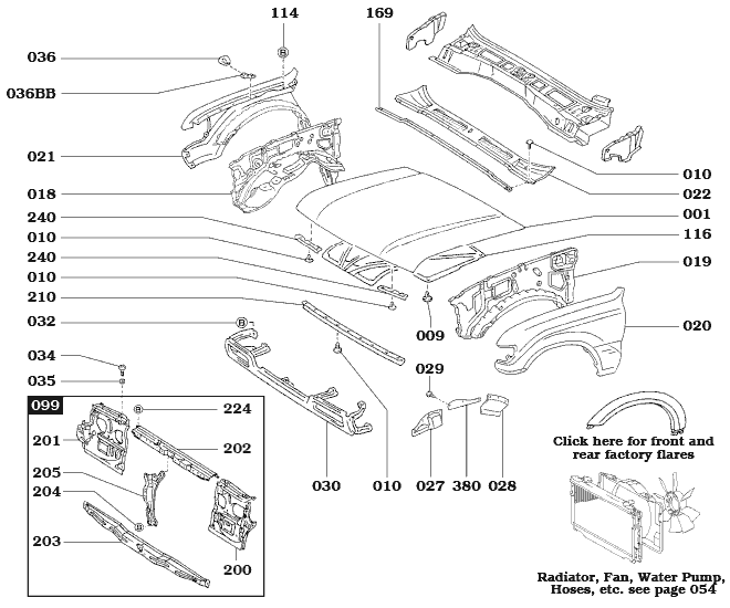 80 Series Land Cruiser Body Panel Assembly 