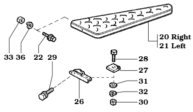 10/69 - 12/78 40 Series Running Boards