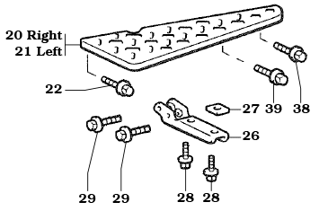 1979 - 1984 40 Series Running Board