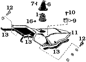FJ40 # Speed Transmission Hump