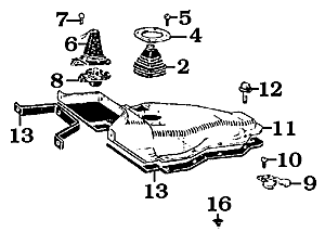 4 Speed Transmission Hump Assembly