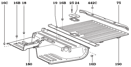 1/79-1984 FJ40 Floor Panels