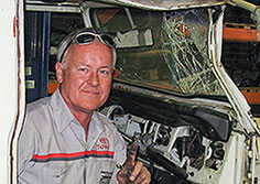 Marv - Broken windshield