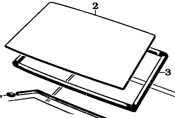 FJ55 Land Cruiser Windshield Assembly