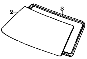 FJ60 and FJ62 Land Cruiser Windshield Assembly