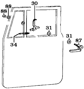 OEM 40 Series Soft Door Handle Assembly