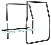 #126-03 and #126-04 for Door Weatherstrip Kits - USA Models