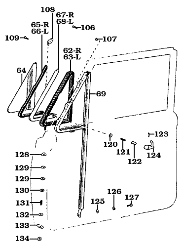FJ55 Wind Wing Assembly