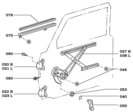 70 Series Window Regulator