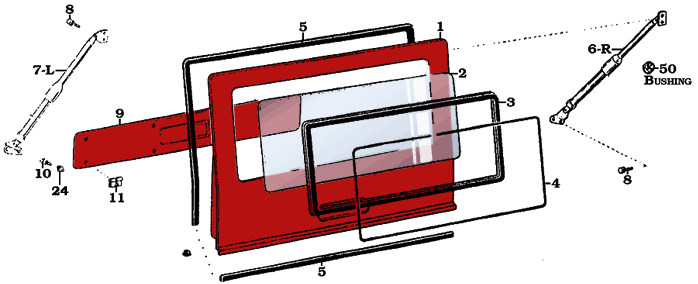 Outer Lift-Up Door Assembly