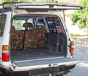 80 Series Land Cruiser Open Hatch
