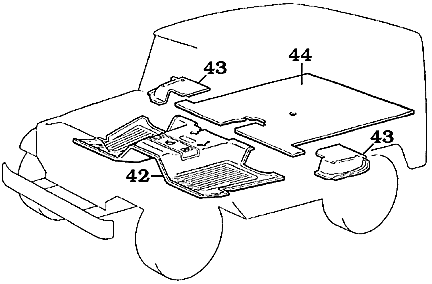 FJ40 Land Cruiser Floor Mats