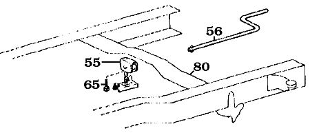 FJ55 Land Cruiser Spare Tire Carrier Assembly