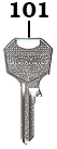 1958-9/72 Key Blank