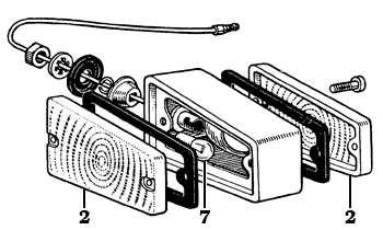 1968 FJ55 Turn Signal Assembly