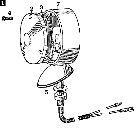 1962-1968 FJ40 and FJ45 Turn Signal Assembly