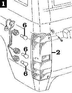 70 Series Tail Light Assembly