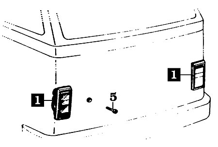 Late FJ55 Tail Light