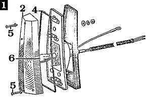 1963-1967 45 Series Wagon Tail Light Assembly