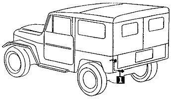 1968-9/73 FJ40 Backup Light