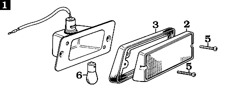 9/72-9/77 FJ55 Backup Light Assembly
